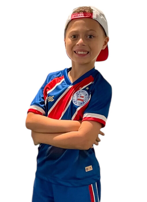 Camisa Torcedor 2 Bahia Infanto Juvenil Tricolor