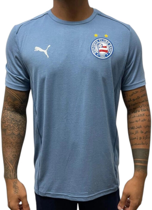 Camisa Concentração Comissão Técnica 2025 Esporte Clube Bahia Puma Azul