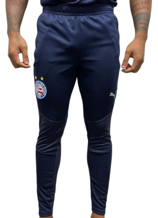 Calça Treino Atleta 2025 Esporte Clube Bahia Puma Azul