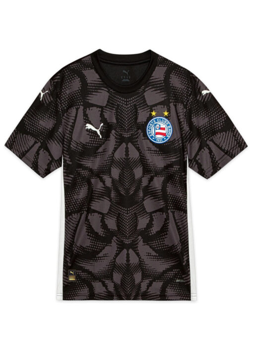 Camisa Goleiro 1 2025 Esporte Clube Bahia Puma Preta Masculina