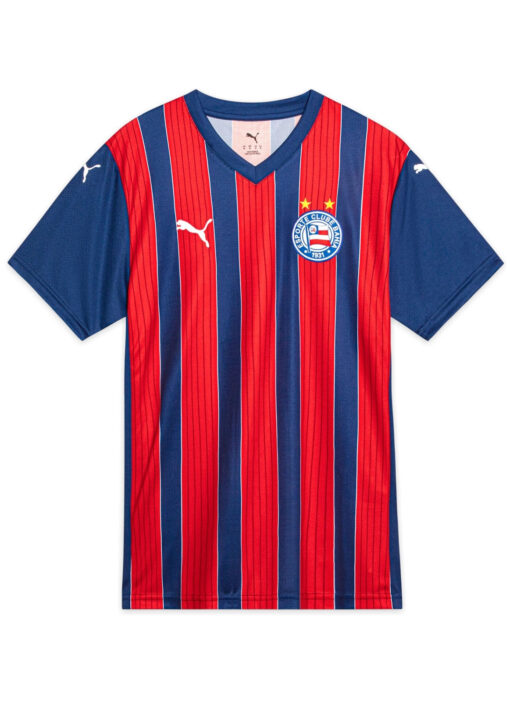 Camisa Torcedor 2 2025 Esporte Clube Bahia Puma Tricolor Feminina