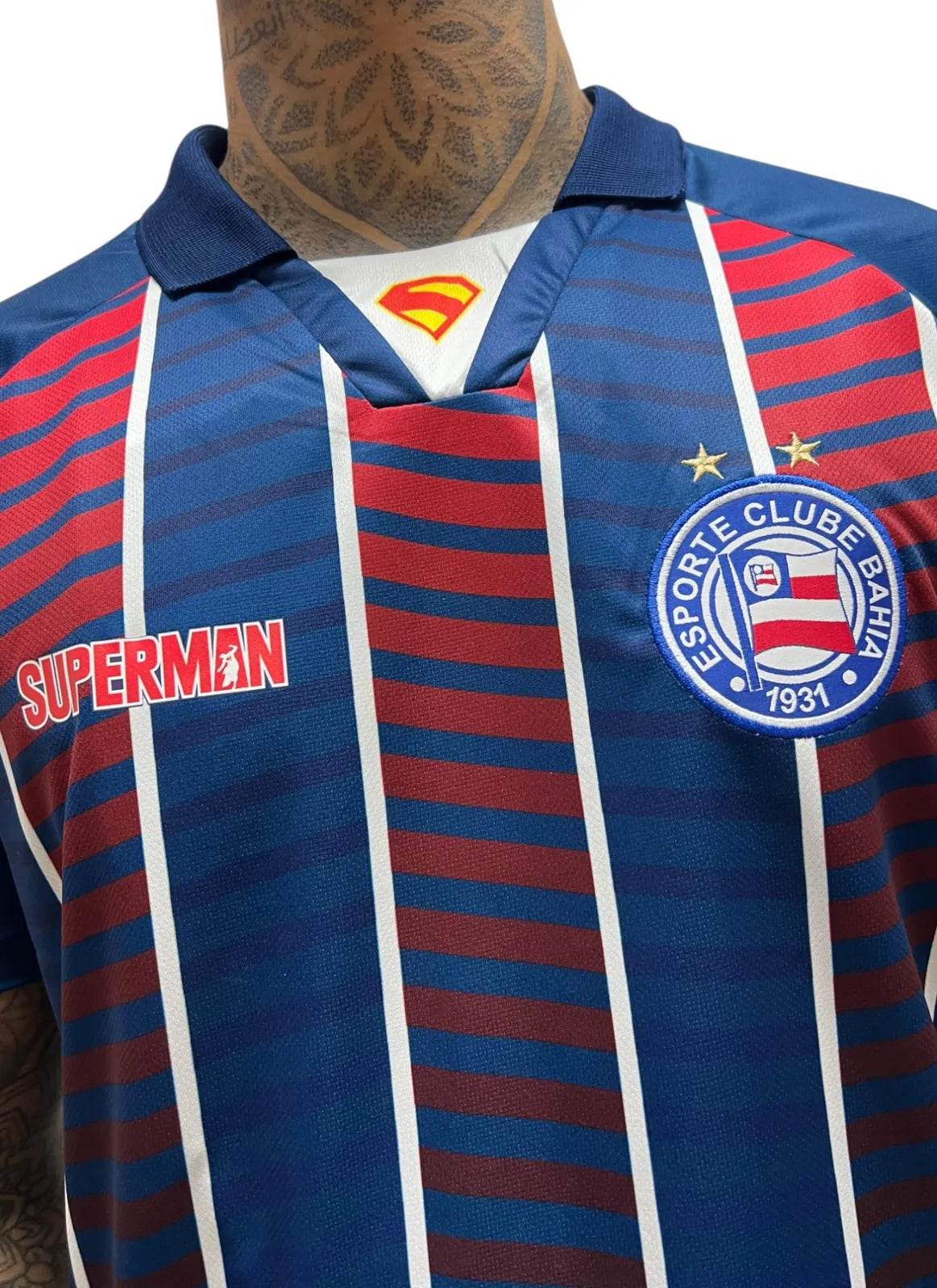 Camisa Superman Casual 2025 Tricolor Masculina - Image 3