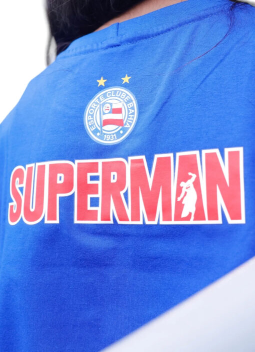 Camisa Superman Casual 2025 Esporte Clube Bahia Azul Infanto Juvenil - Image 2