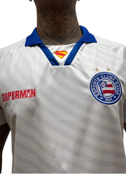 Camisa Superman Casual 2025 Esporte Clube Bahia Branca Masculina - Image 5